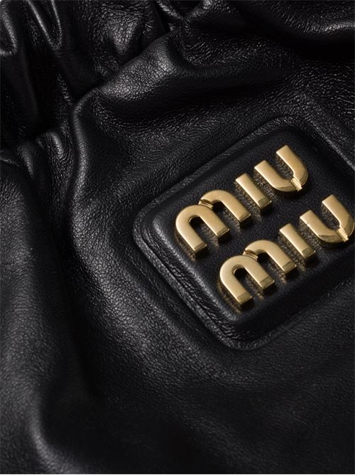 Black lambskin bag Miu Miu | 5BG3032CSWF0002